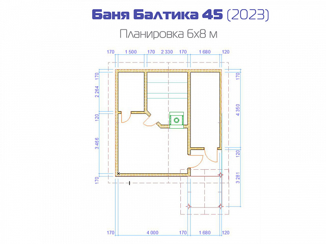 Баня Балтика 45